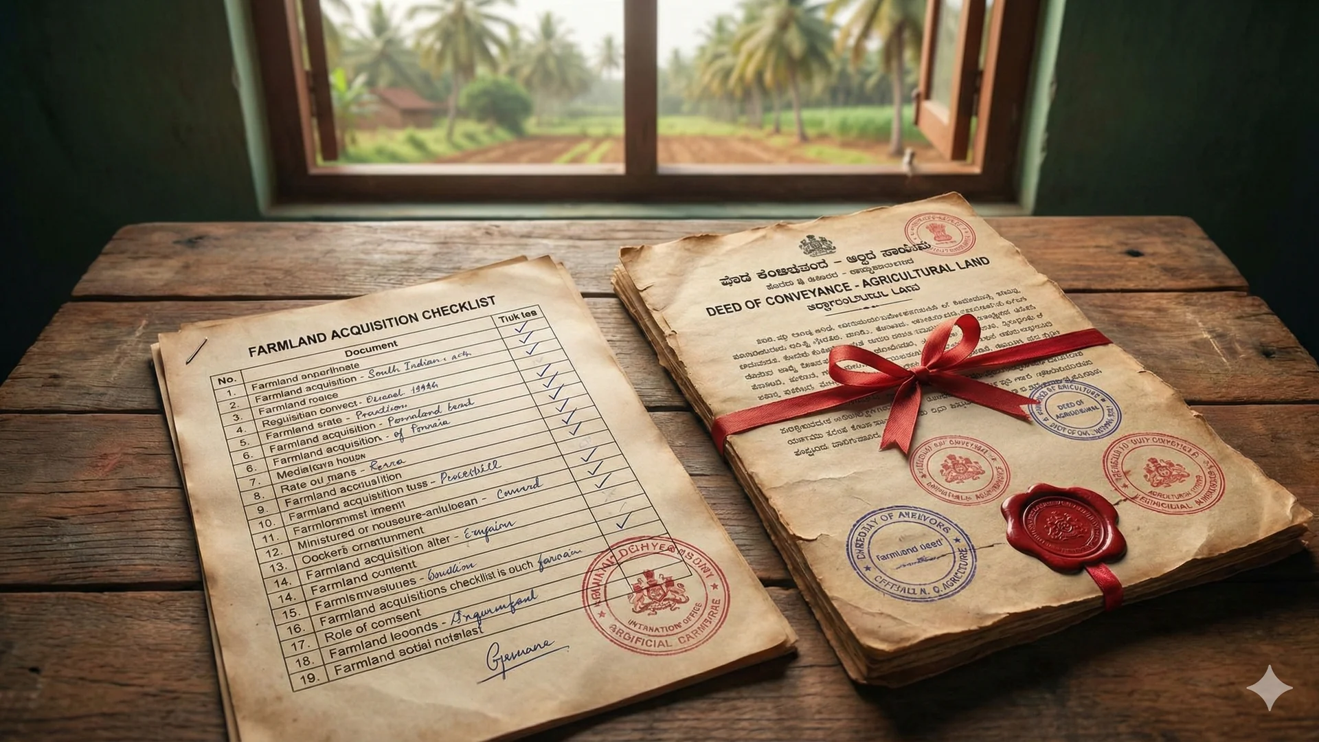 The 20-Point Legal Checklist for Buying Agricultural Land in Karnataka & Tamil Nadu - Permaculture Insights