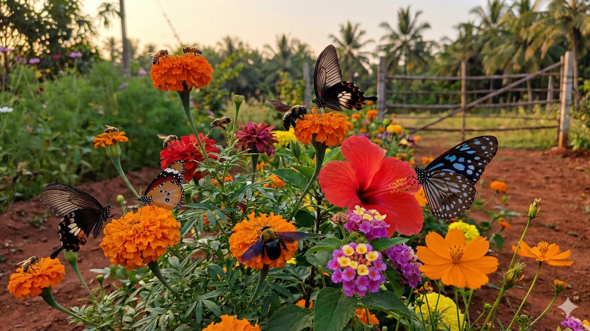 The Pollinator's Paradise: 10 Essential Flowers for Your Bangalore Farm