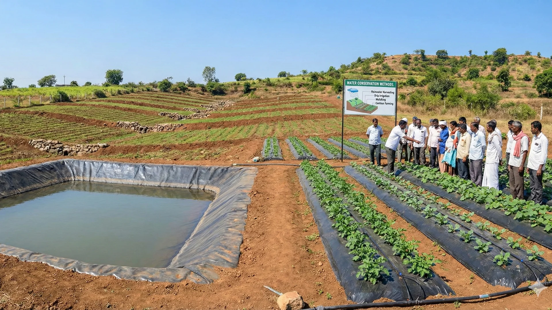 Water Conservation Techniques: Permaculture for Bangalore Farms