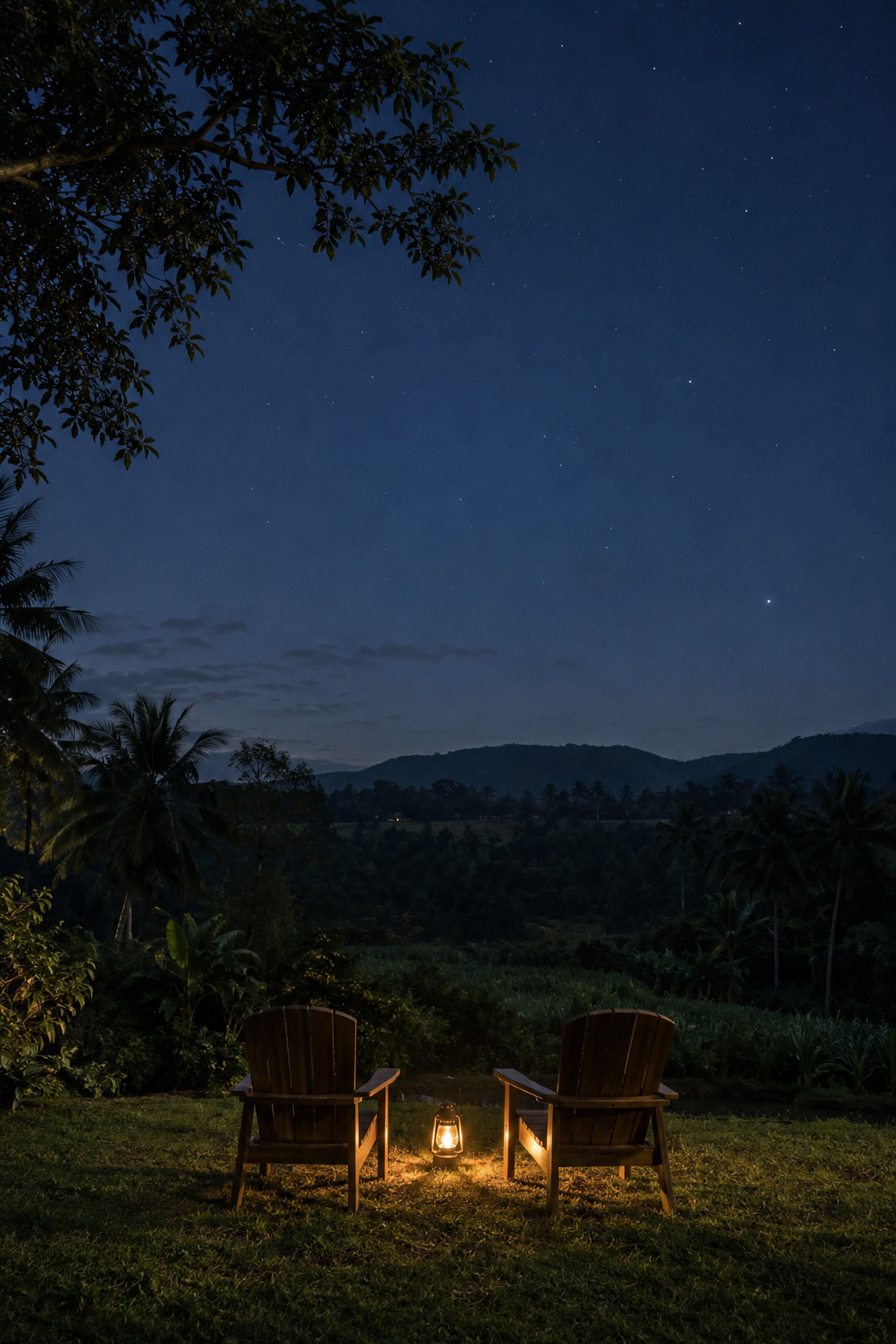 Illustrative evening outdoors at Brindavan Estates