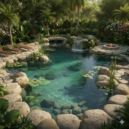 Artist's impression of the planned Living Pond