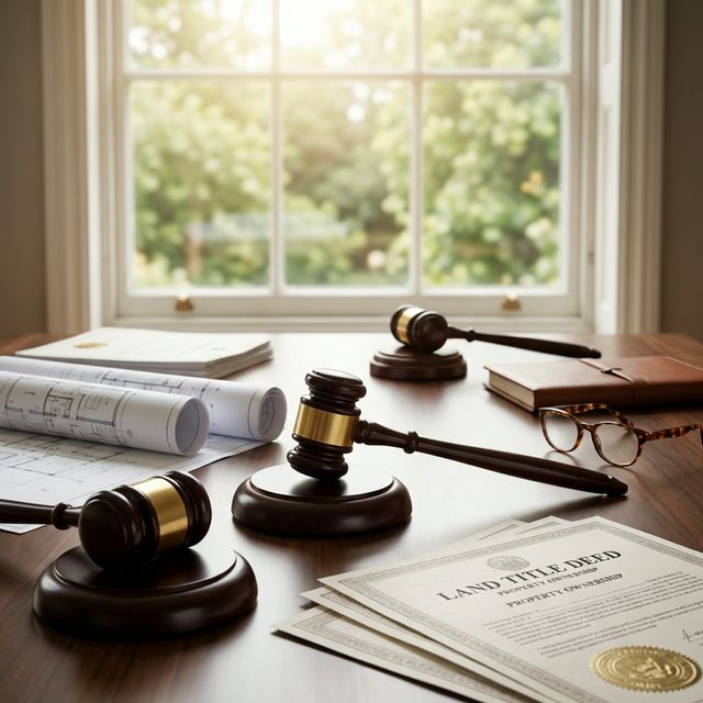 Legal land title documents
