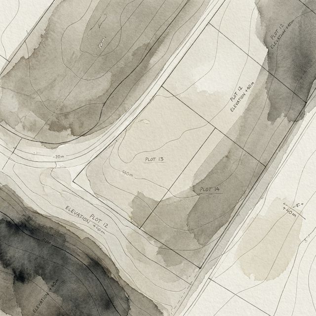 Topographic land map background